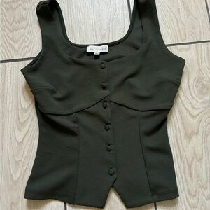 Dark green tank top